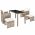 Set mobilier de exterior cu perne