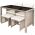 Set mobilier de exterior cu perne
