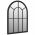 Oglinda de gradina, negru, fier, uz exterior, model 2
