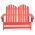 Scaun de gradina Adirondack cu 2 locuri