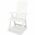 Scaune de gradina rabatabile, 4 buc., alb, plastic