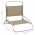 Scaune de plaja pliante, 2 buc., material textil, gri taupe