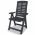 Scaune de gradina rabatabile, 6 buc., antracit, plastic