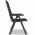 Scaune de gradina rabatabile, 6 buc., antracit, plastic