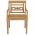 Scaune Batavia perne gri model carouri, 2 buc., lemn masiv tec, multicolor
