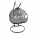 Scaun agatat, gri, DALVEA 2 NEW