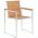 Scaune de gradina cu perne, 6 buc., lemn masiv de tec-3078602