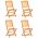 Set mobilier de exterior pliabil