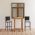 Set mobilier bar de gradina cu perne