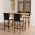 Set mobilier bar de gradina cu perne