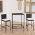 Set mobilier bar de gradina cu perne