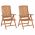 Scaune gradina cu perne gri taupe, 2 buc., lemn masiv tec-3062339