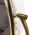 Scaun suspendat cu suport, transparent/ auriu/ gri, BUBBLE TIP 2