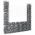 Cos de gabion in forma de U