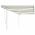 Copertina retractabila manual cu LED, crem, model 2