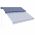 Copertina retractabila manual, albastru/alb