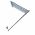 Copertina retractabila cu LED, albastru/alb