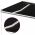 Copertina retractabila manual cu LED, antracit/alb
