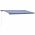 Copertina retractabila manual cu LED, albastru/alb, model 4