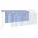 Copertina retractabila automat cu stor, albastru/alb, 3,5 x 2,5 m