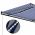 Copertina retractabila manual cu LED, albastru/alb, model 4