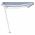 Copertina retractabila manual cu LED, albastru/alb, model 3