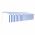 Copertina retractabila manual cu stor/LED, albastru/alb, 6 x 3 m
