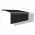 Copertina retractabila manual cu stor/LED, antracit, 3,5 x 2,5 m