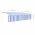 Copertina retractabila manual cu stor/LED, albastru/alb, 6 x 3 m