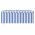 Copertina retractabila manual cu stor/LED albastru/alb 3,5 x 2,5m