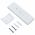 Copertina retractabila automat cu stor, albastru/alb, 3,5 x 2,5 m