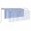 Copertina retractabila manual cu stor, albastru/alb, 3,5 x 2,5 m