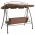 Balansoar de exterior extensibil cu copertina
