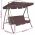 Balansoar de exterior extensibil cu copertina