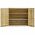 Magazie unelte de gradina, 135 x 60 x 123 cm, lemn pin tratat