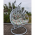 Scaun agatat dublu, alb/model floral, DALVEA 2 NEW