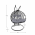 Scaun agatat, gri, DALVEA 2 NEW