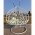 Scaun agatat dublu, alb/model floral, DALVEA 2 NEW
