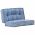 Fotoliu puf, 100 x 100 x 20 cm, material textil