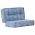 Fotoliu puf, 100 x 100 x 20 cm, material textil