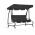 Balansoar de exterior cu copertina, antracit