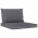 Perne canapea din paleti, 2 buc., material textil