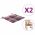 Perne scaun gradina, 50x50x3 cm, textil