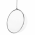 Scaun suspendat, transparent/argint/ gri, BUBBLE TIP 1
