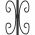 Gard gradina cu varfuri negru 115 cm otel vopsit electrostatic
