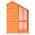 Magazie de unelte de gradina maro 120x53