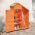 Magazie de unelte de gradina maro 120x53