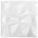 Panouri de perete 3D 24 buc. alb 50x50 cm model diamant 6 m²