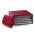 Deshidrator cu 5 tavi si timer, complet din inox - Excalibur Roz