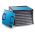 Deshidrator cu 9 tavi si timer, complet din inox - Excalibur gri